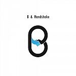 Creative B-letter Icon Abstract Logo Design  Template Stock Photo