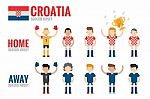 Croatia Soccer Team Stock Photo