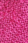 Crumpled Pink Silk Fabric Stock Photo