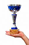 Cup On Hand Stock Photo