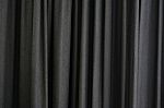 Curtain Black With Texture Stock Photo