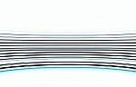Curved Blue Virtual Reality Lines Illustration Background Stock Photo
