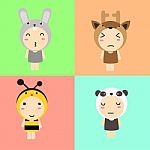 Cute Animals Stock Photo