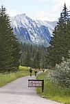 Cycle Path Stock Photo