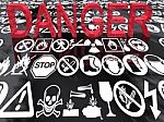 Danger And Symbol Stock Photo
