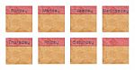 Date Tags Of Recycle Paper Stock Photo