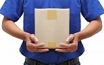 Delivery Man Stock Photo