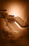 Dental Chair Stock Photo