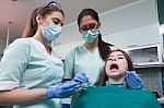 Dental Operation Stock Photo