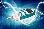 Diabetes Equipment Stock Photo