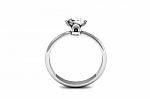 Diamond Engagement Ring Stock Photo
