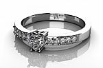 Diamond Ring Stock Photo