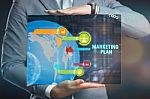 Digital Marketing Technology Concept. Internet. Online. Search E Stock Photo