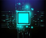 Digital Technology Concept Background Stock Photo
