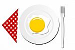 Dinner Eggs Stock Photo