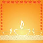 Diwali Card Stock Photo