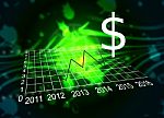 Dollar Rate Illustration Stock Photo