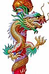 Dragon Chinese In Thailand Country Stock Photo