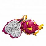 Dragon Fruit On The White Background Stock Photo