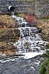 Drainage Waterfall Stock Photo