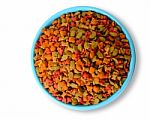 Dry Pet Food In Bowl Stock Photo