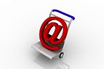E-mail Delivery Stock Photo