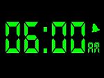 Early Morning Alarm Call At Six Am Stock Photo