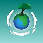 Earth Tree Stock Photo