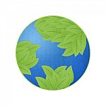Earth With Leaf For Eco Idea Stock Photo