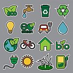 Ecology Icon Stock Photo