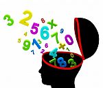 Education Numbers Indicates Educated Tutoring And Educate Stock Photo