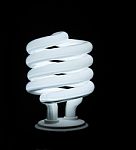 Energy Saving Lightbulb Stock Photo