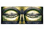 Ethnic Wooden Board Stock Photo