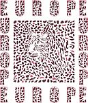 Europe And Red Lynx Abstract Texture stock image