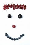 Face Of Berries Stock Photo