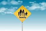 Family Sign Stock Photo