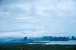 Famous View Point Samed Nang She Stock Photo