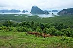 Famous View Point Samed Nang She Stock Photo