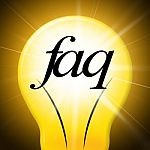 Faq Questions Shows Help Faqs And Asking Stock Photo