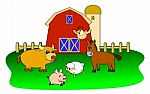 Farm Animals Stock Photo