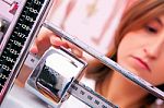 Female Doctor Weighing Stock Photo