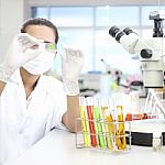 Female Scientists Stock Photo