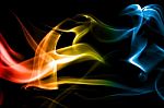 Fight Smoke Stock Photo
