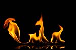 Fire Flames Stock Photo