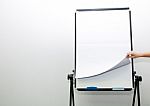 Flip Chart Stock Photo