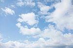 Fluffy Cloud Background Stock Photo