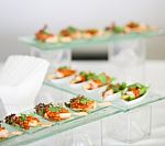 Food Arrangements Stock Photo