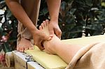 Foot Massage Stock Photo