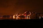 Forth Rail Bridge Stock Photo