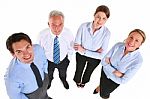 Four Business People Stock Photo
